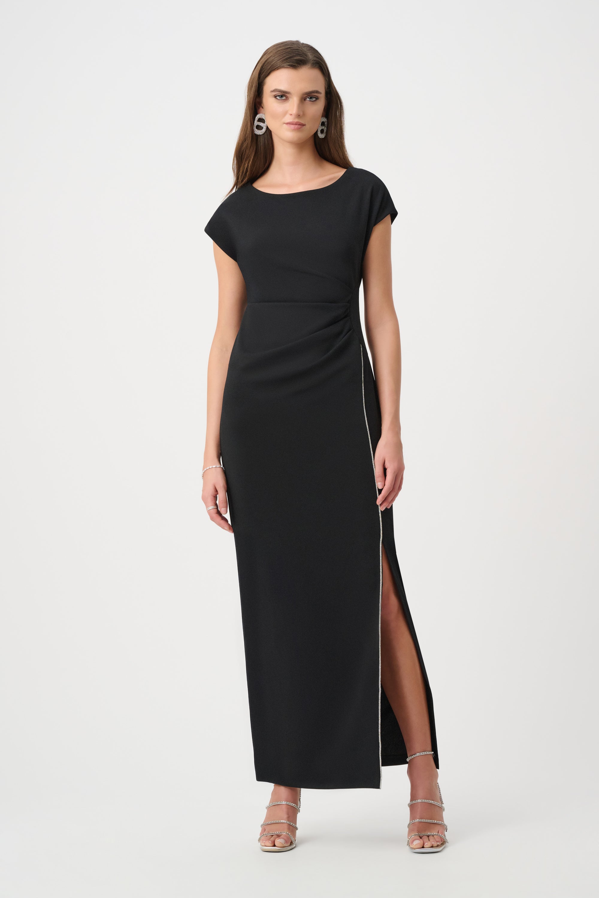 Joseph Ribkoff Signature Scuba Crepe Sheath Gown