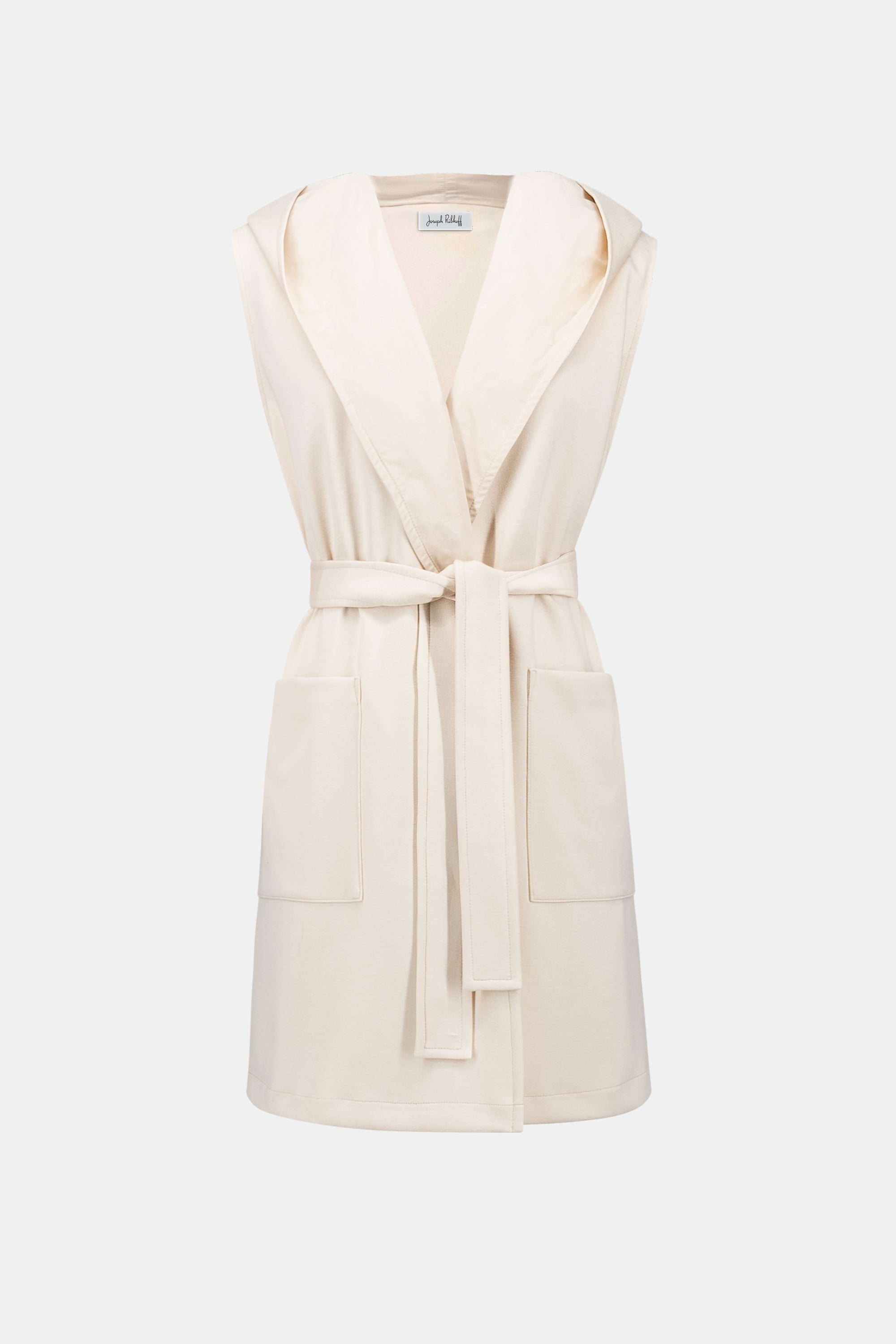 Joseph Ribkoff Scuba Jersey and Memory Hooded Vest